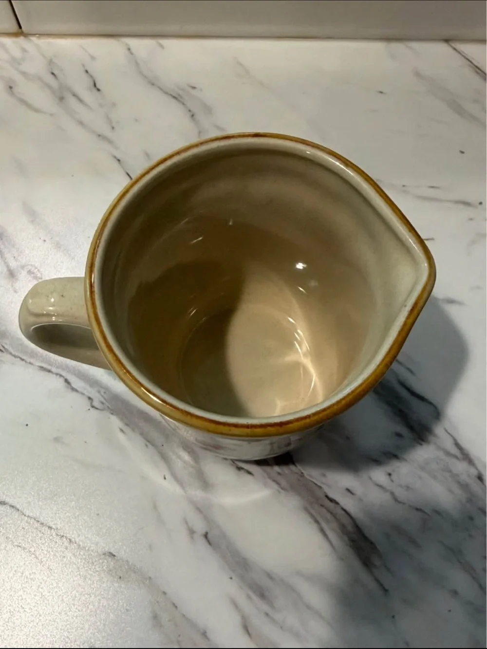 International Heartland Stoneware Creamer Cup Mug